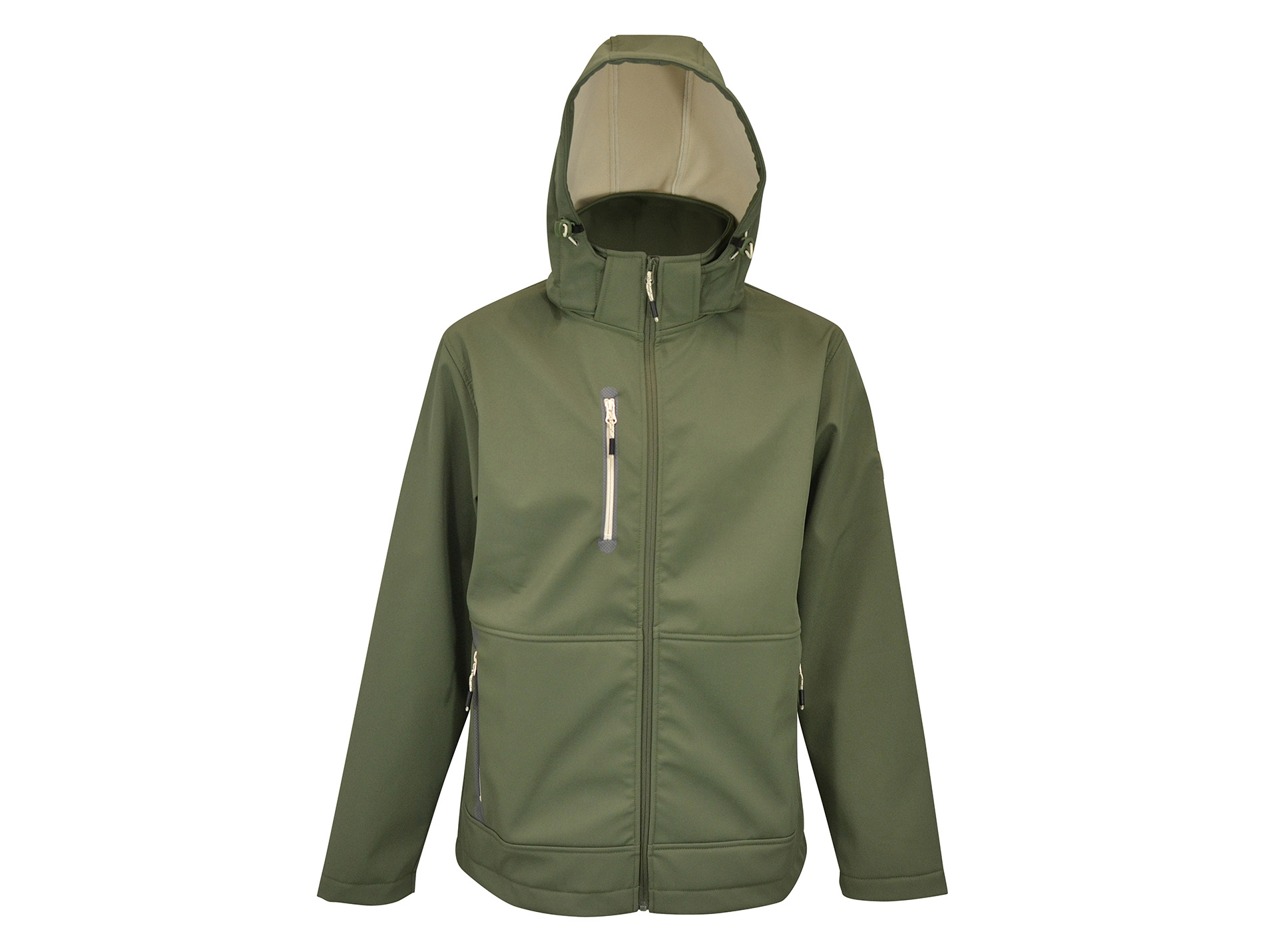 Veste softshell WORKSTONE Foreze kaki/beige